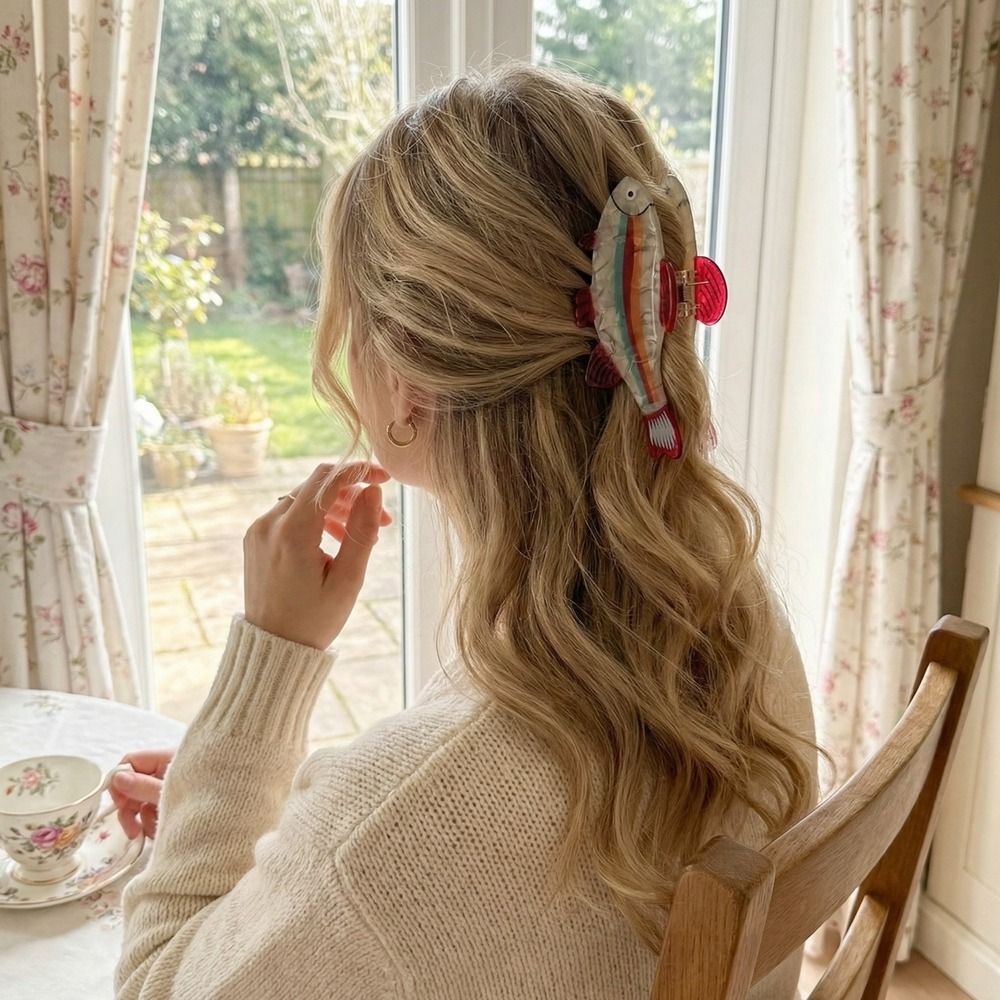 Hairpin Ocean Animal Hair Claw - Korean Lifestyle & Kids Boutique Photos review and price