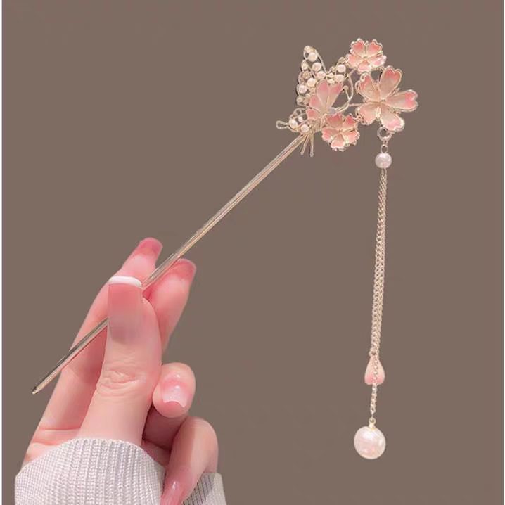 Sakura Hairpin with a High-End - Hanbok Hair Pin review and price