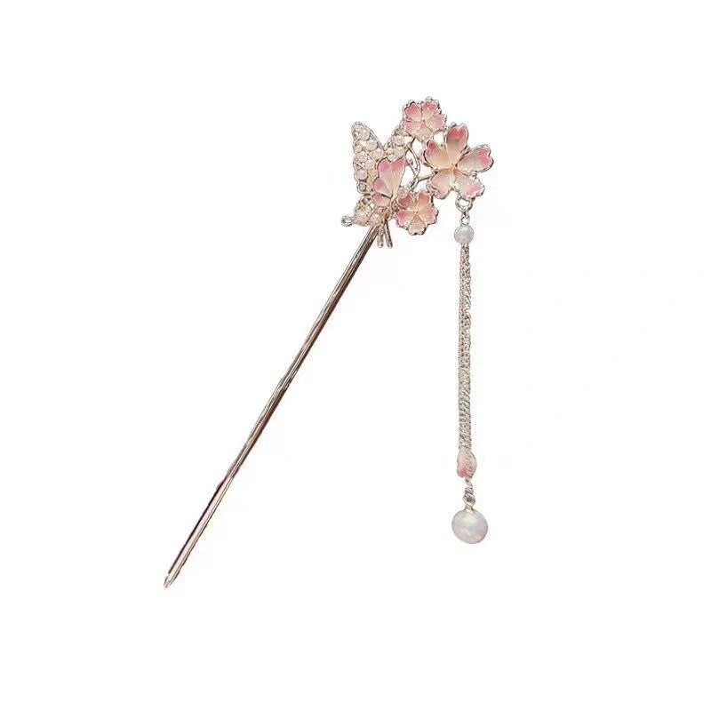 Sakura Hairpin with a High-End - Hanbok Hair Pin review and price
