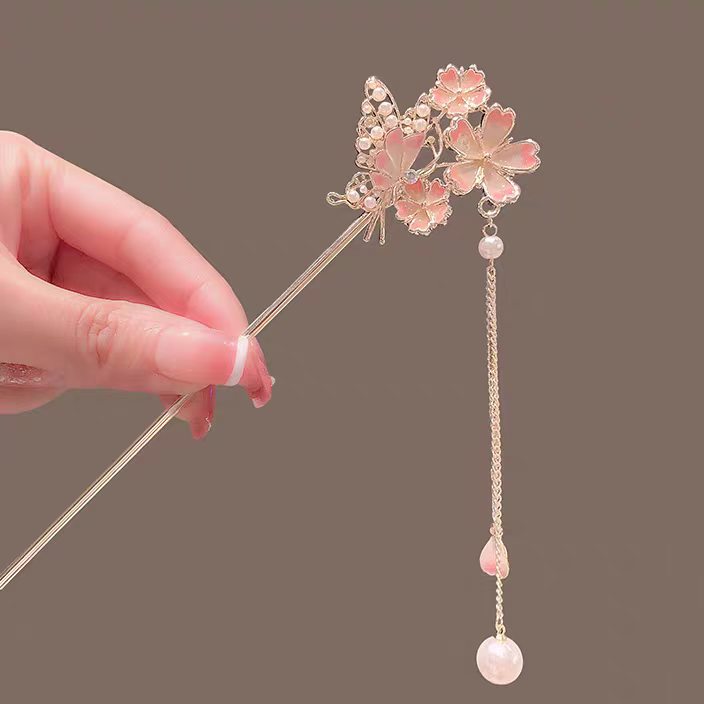 Sakura Hairpin with a High-End - Hanbok Hair Pin review and price
