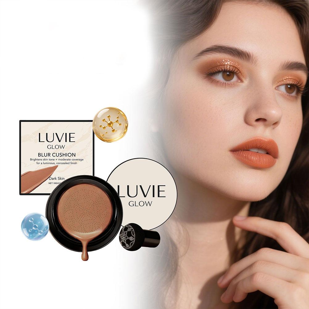 LUVIE GLOW Korean Mushroom Puf - Bb Cushion Korean review and price