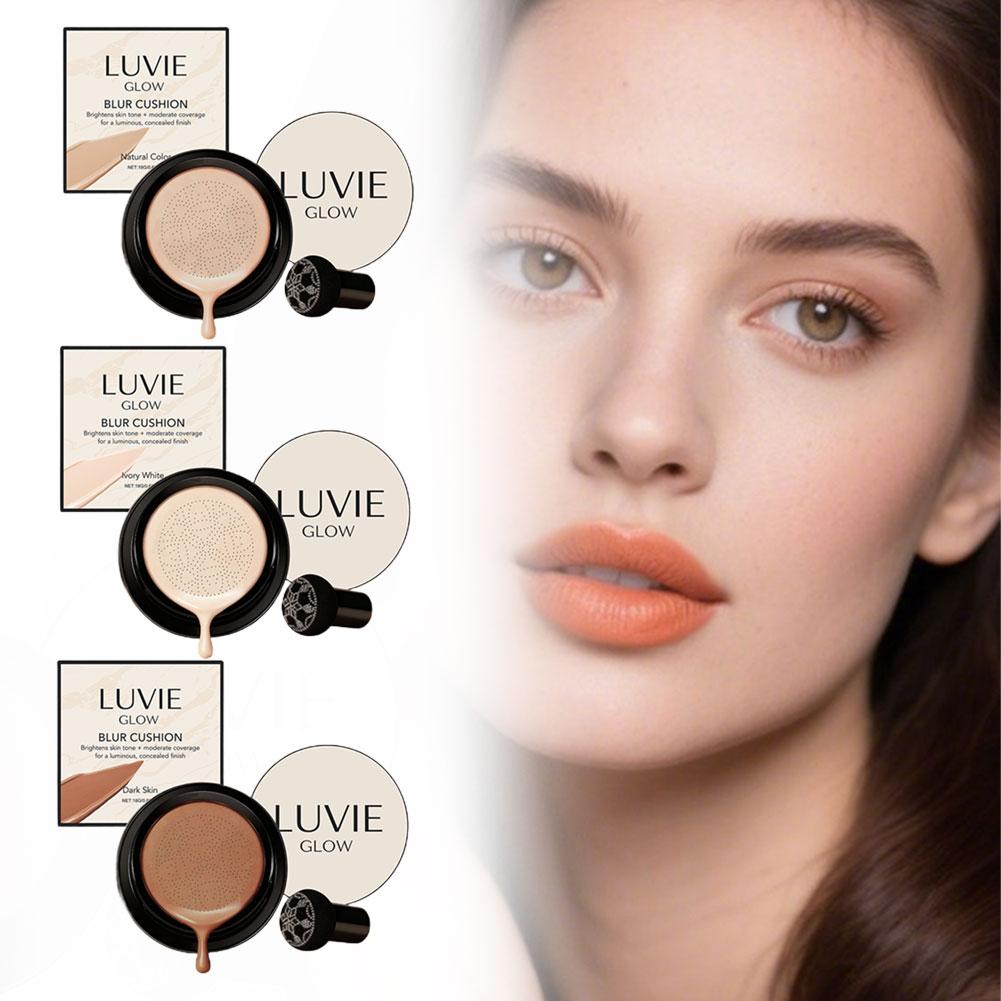LUVIE GLOW Korean Mushroom Puf - Bb Cushion Korean review and price