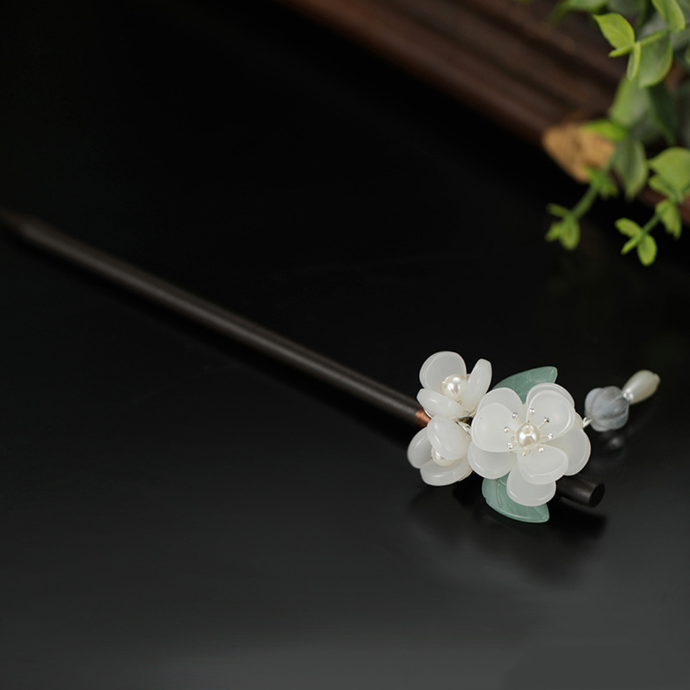 Retro Flower Hairpin With Pear - Hanbok Hair Pin review and price